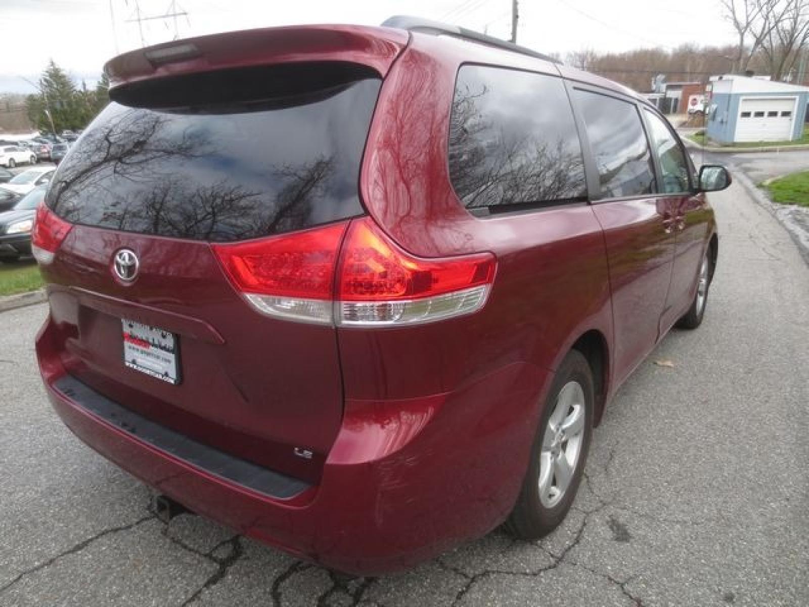 2012 Red /Gray Toyota Sienna LE (5TDKK3DC3CS) with an 3.5L v6 engine, Automatic transmission, located at 270 US Route 6, Mahopac, NY, 10541, (845) 621-0895, 41.349022, -73.755280 - Photo #1